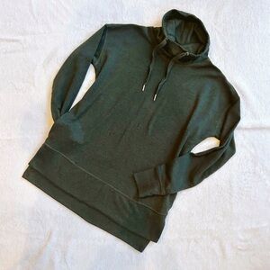 funnel neck tunic sweater